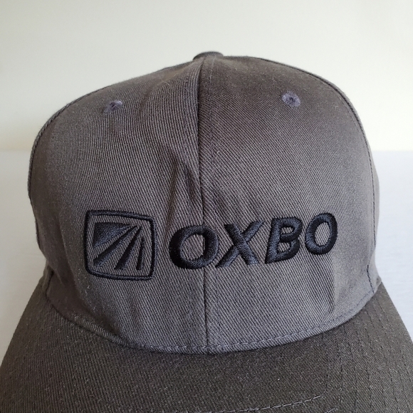 Oxbo Embroidered Logo Grey Hat Cap - Picture 2 of 7